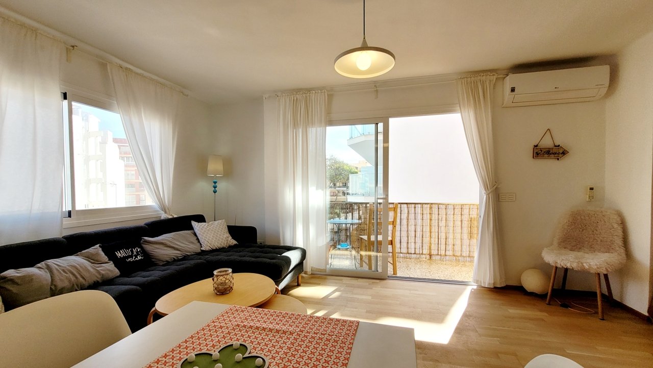 Attraktive Etagenwohnung mit seitlichem Meerblick an der Playa de Palma