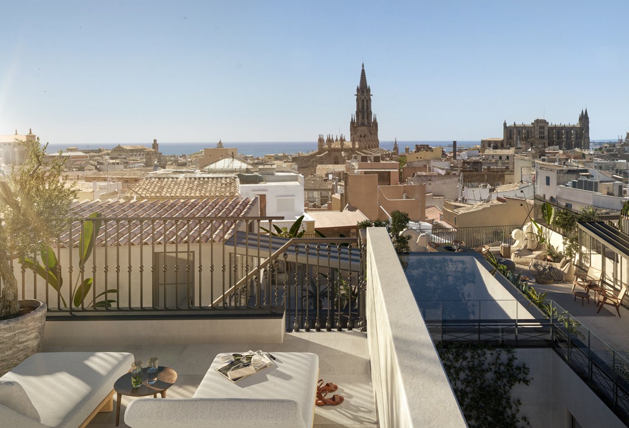 Penthouse Neubauwohnung in Palma Altstadt zum Kauf!