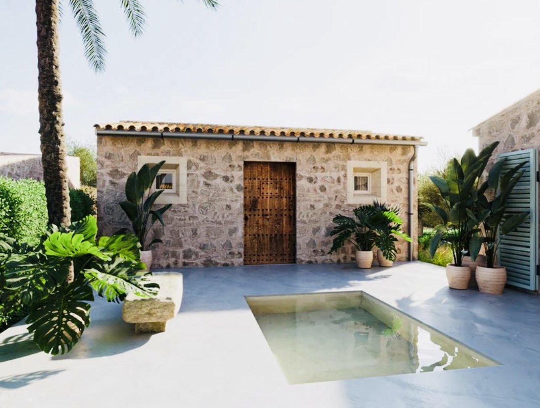 Erstbezug!!! Hochwertiges, autarkes Landhaus mit eigenem Weingut in der Inselmitte von Mallorca