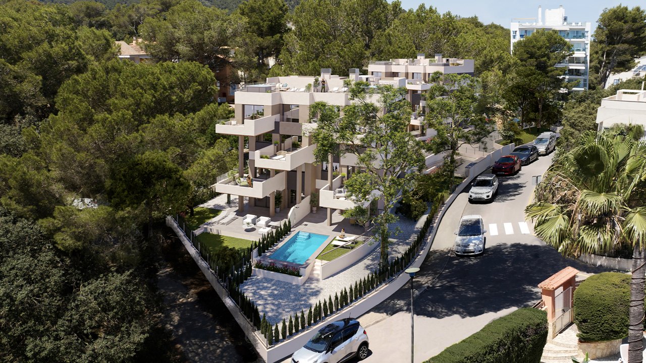 Duplex mit Dachterrasse in Canyamel – modernes Wohnen mit Meerblick
