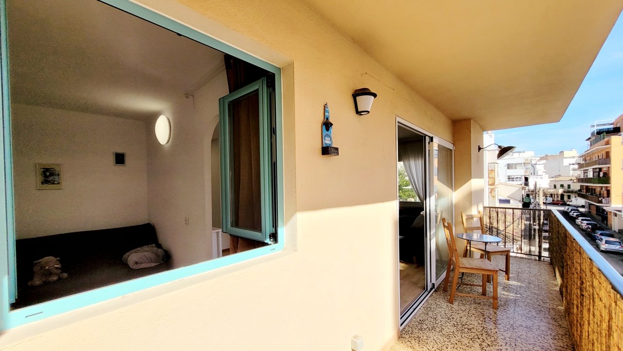 Attraktive Etagenwohnung mit seitlichem Meerblick an der Playa de Palma