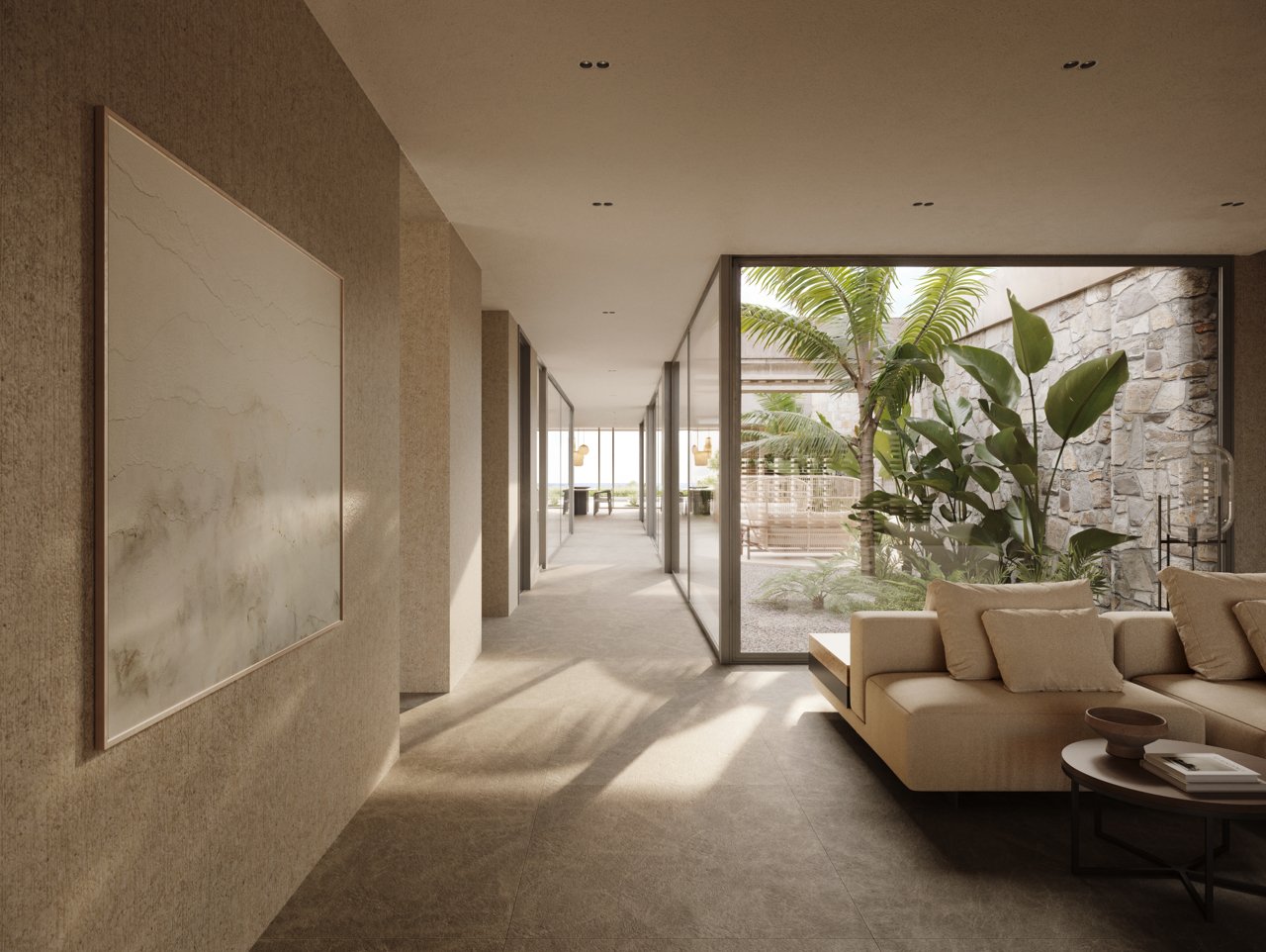 Moderne Gelassenheit - Frontline Villa in Sa Torre