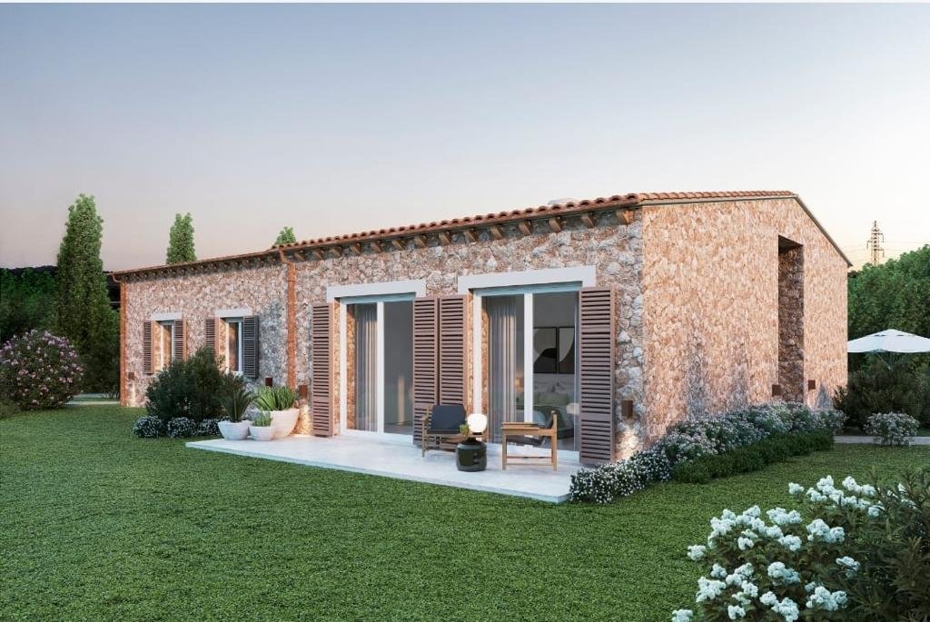 Exklusive Neubau-Finca mit Infinty-Pool und riesigem Grundstück in der Nähe von Manacor